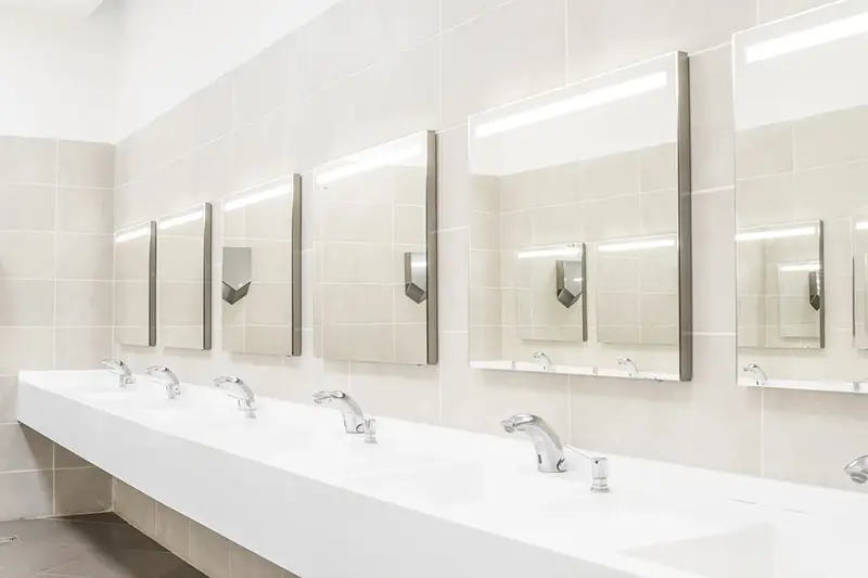 Commercial bathroom