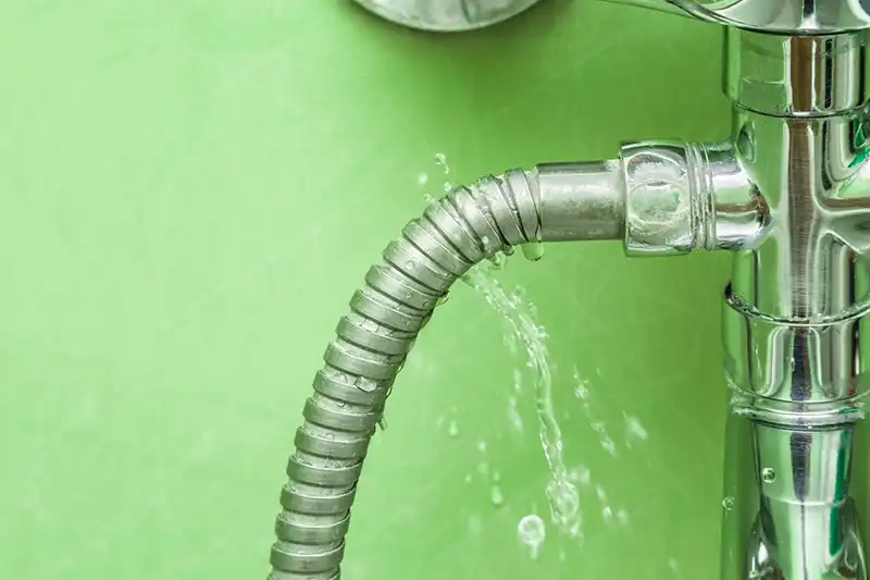 leaking hose connector